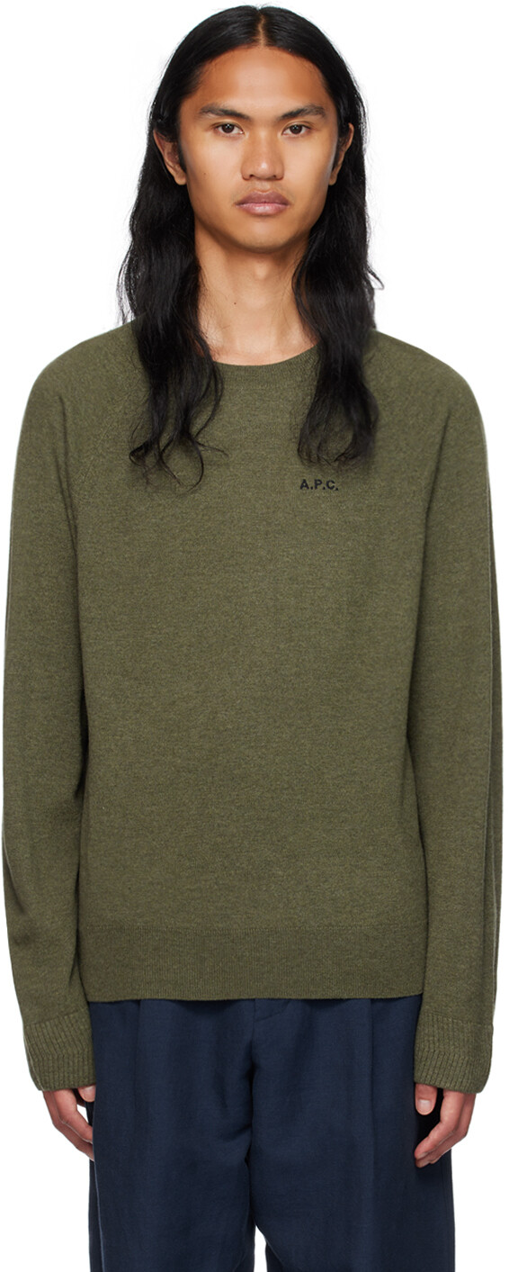 

Хаки Свитер Elie A.P.C.