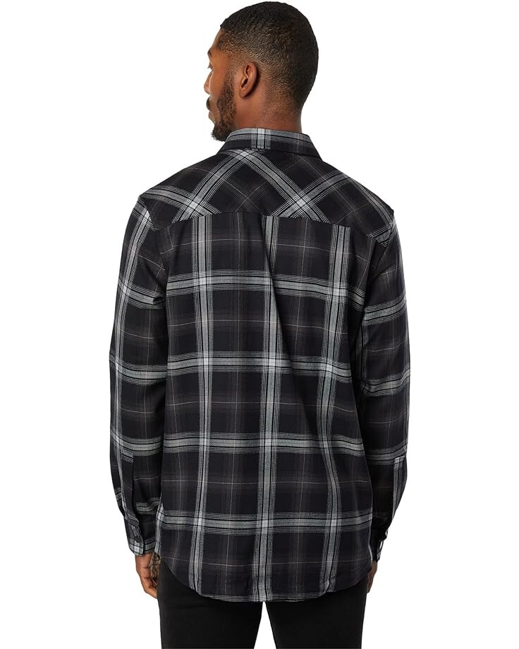 

Рубашка Oakley TC Skull Flannel Shirt, цвет Black/Grey Check