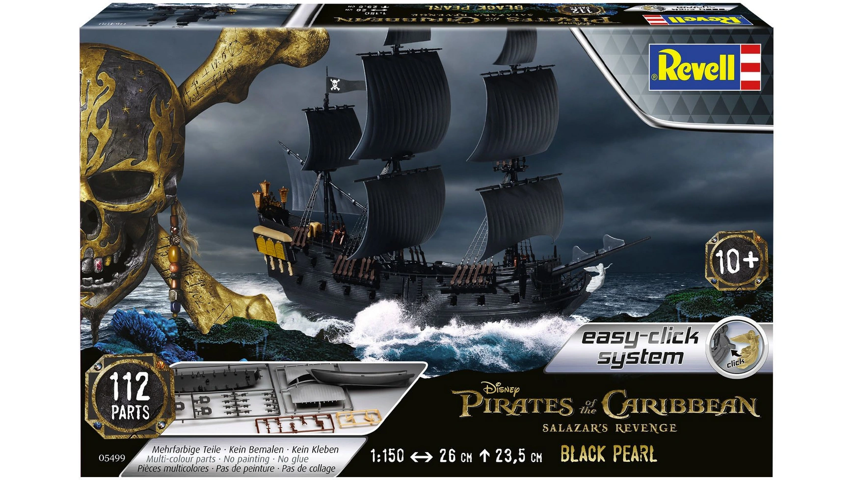 Revell Пиратский корабль ЧЕРНАЯ ЖЕМЧУГ звезда сборная модель корабль капитана джека воробья чёрная жемчужина
