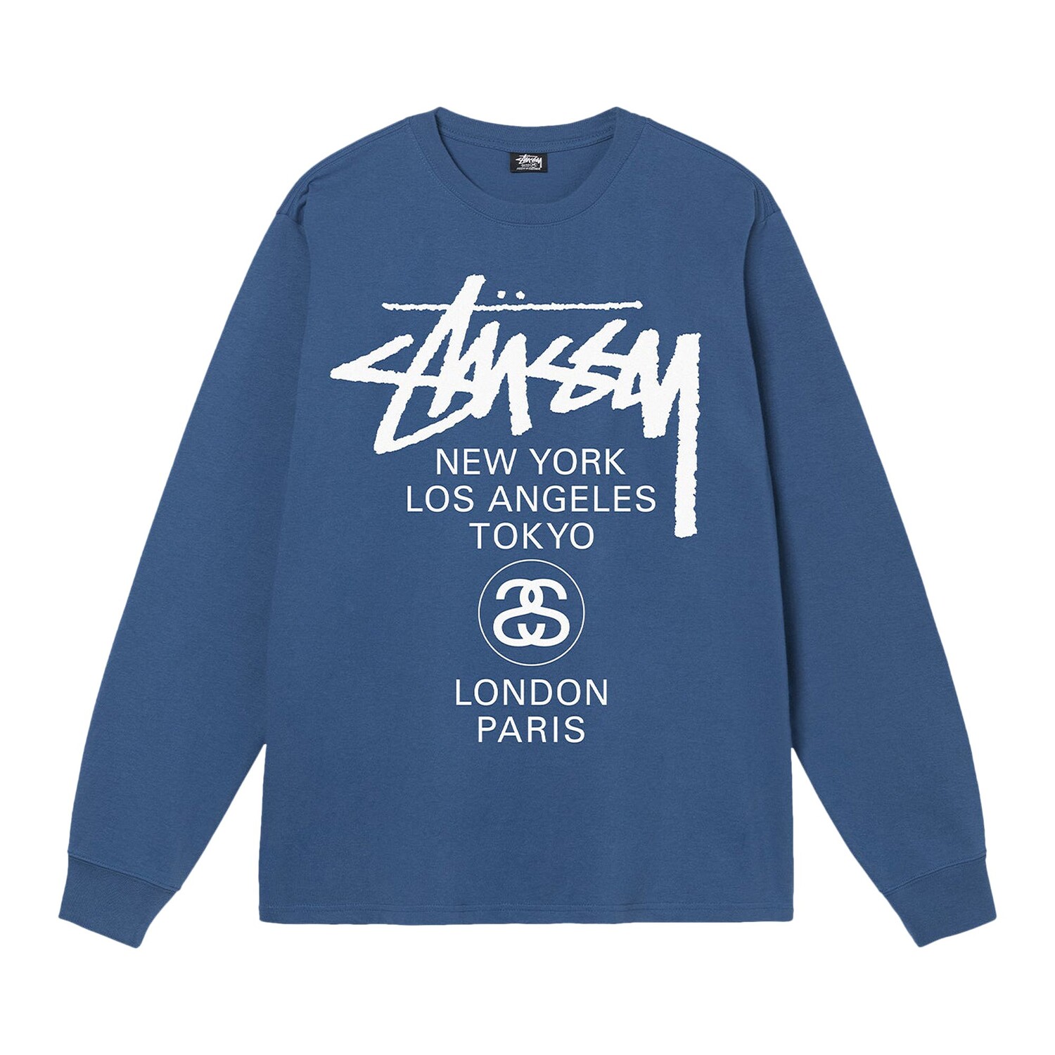 

Футболка с длинными рукавами Stussy World Tour, Midnight