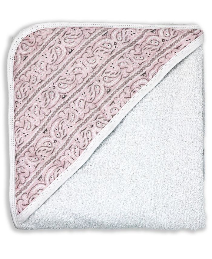 цена Полотенце с капюшоном на муслиновой подкладке для мальчиков и девочек 3 Stories Trading, розовый