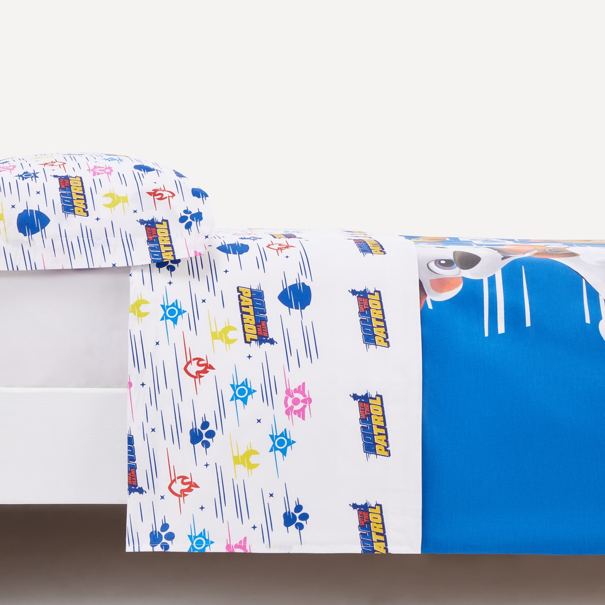 Комплект детского постельного белья из хлопка Patrulla Canina, разноцветные