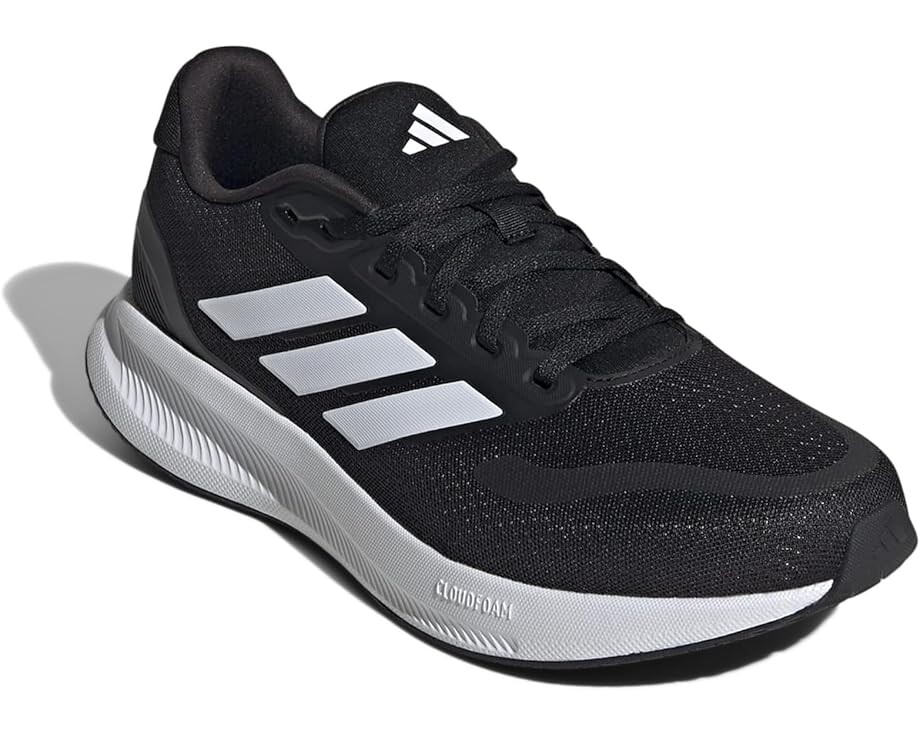 

Кроссовки adidas Run Falcon 5 Wide Running Shoes, цвет Black/White/Black