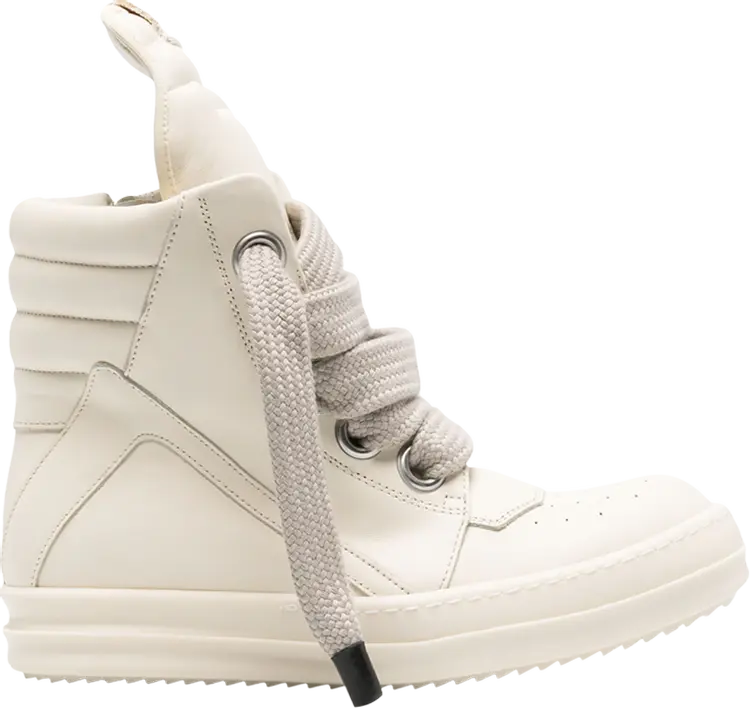 

Кроссовки Rick Owens Wmns Lido Jumbo Laced Geobasket High 'Milk', белый
