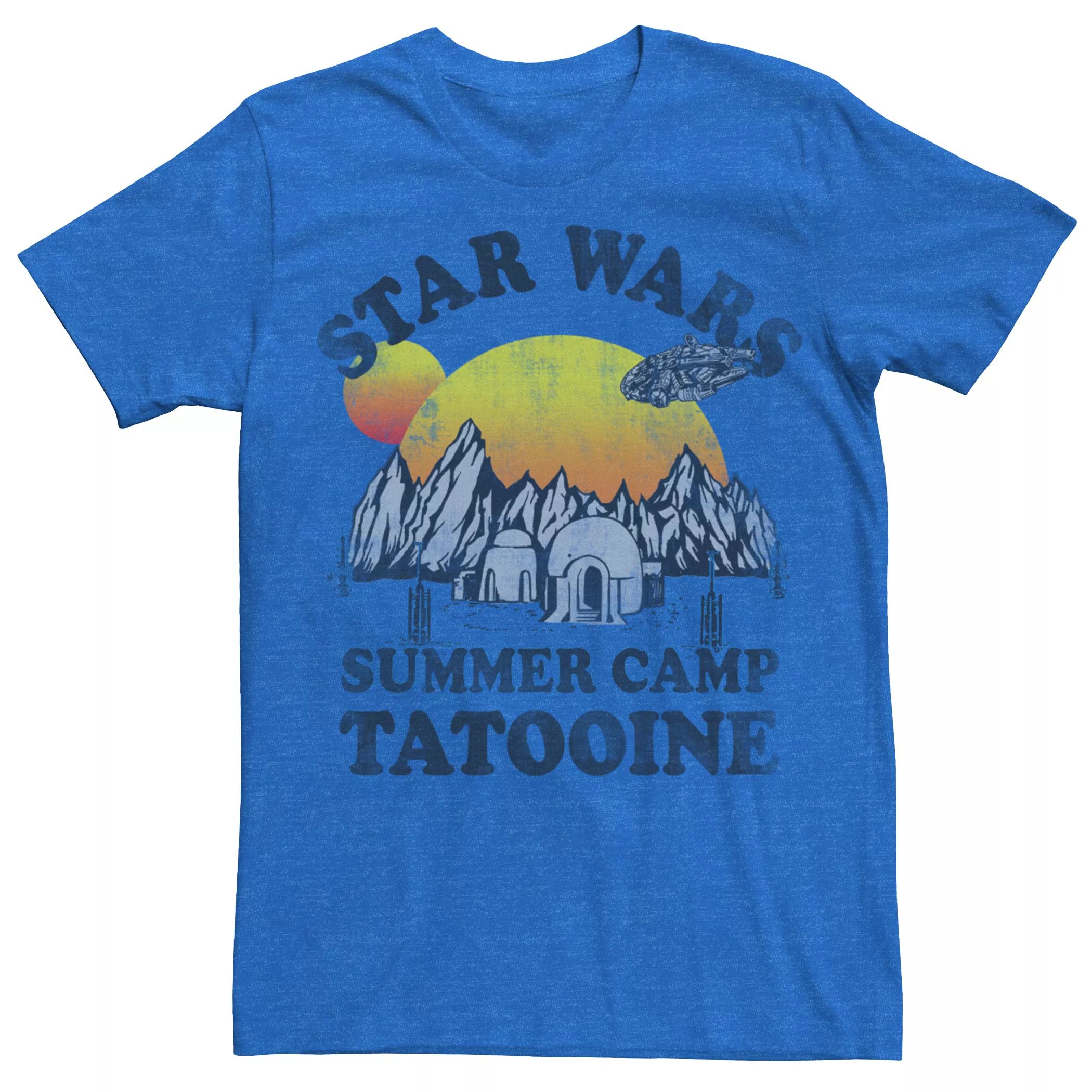 Мужская футболка летнего лагеря «Звездные войны Татуин» Star Wars