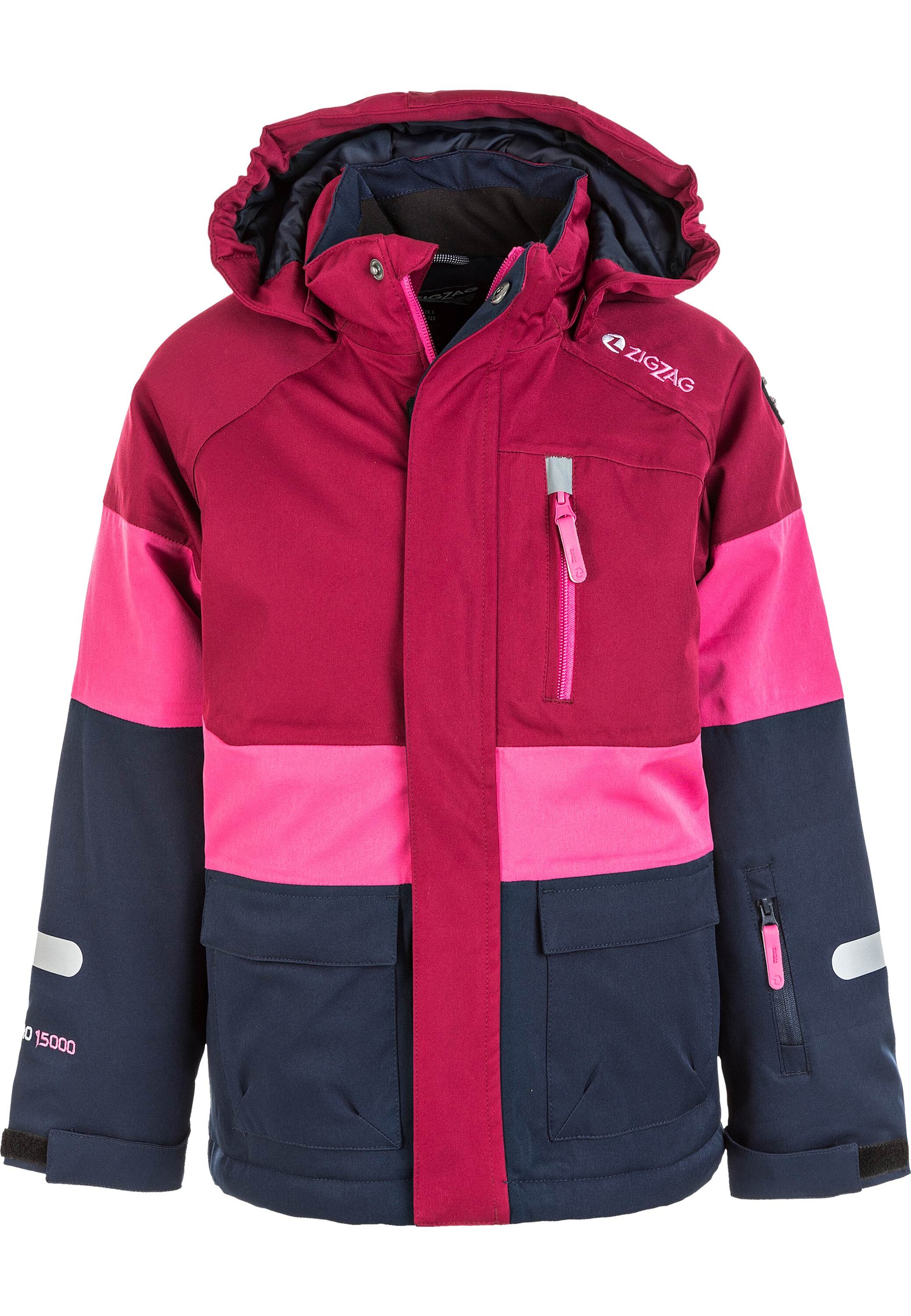 Лыжная куртка Zigzag Skijacke Taylora, цвет 4055 Beet Red