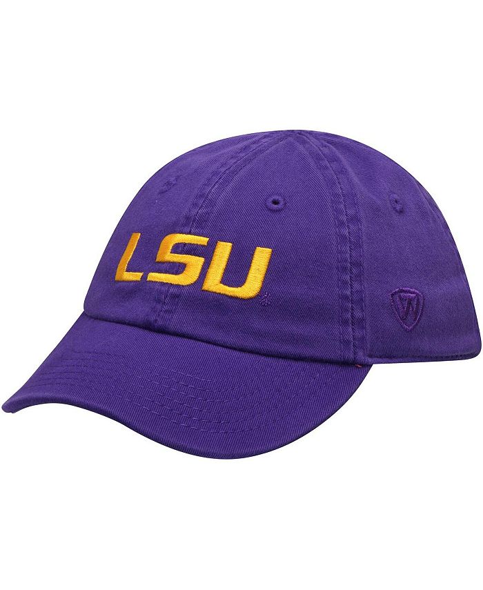 Регулируемая шапка для новорожденных фиолетового цвета LSU Tigers Mini Me Top of the World, фиолетовый