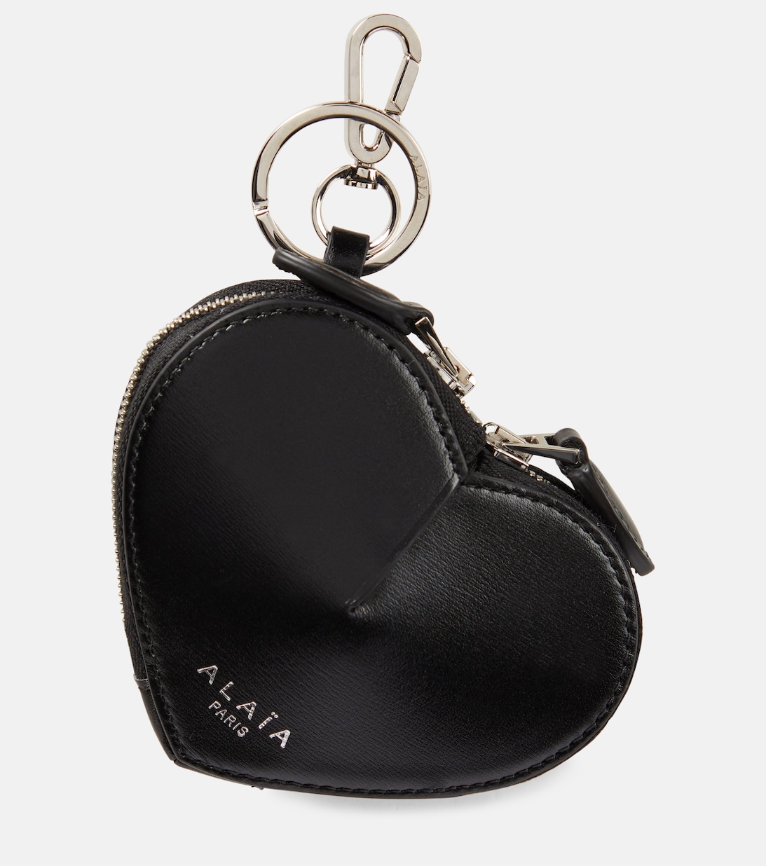 цена Кожаный кошелек для мелочи Le Cœur Mini Alaïa, черный