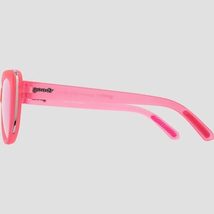 Поляризованные солнцезащитные очки для гольфа Goodr, цвет Sand Trap Queen/Bright Pink/Rose Lens