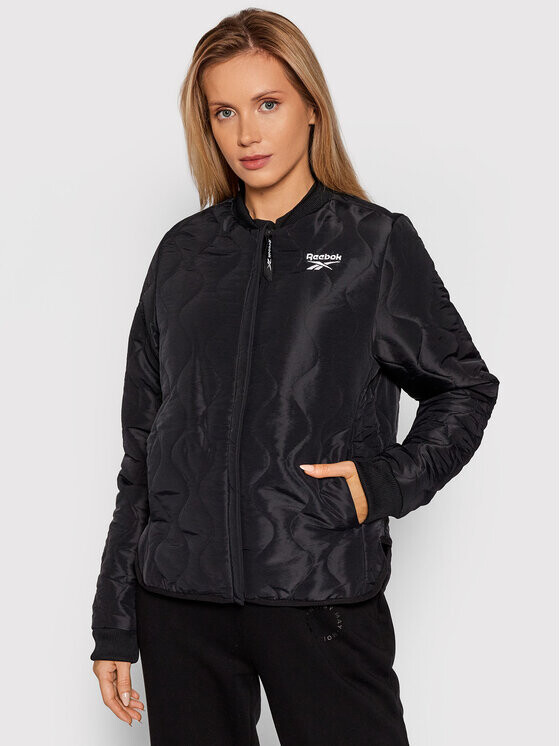 

Пуховик стандартного кроя Reebok, черный