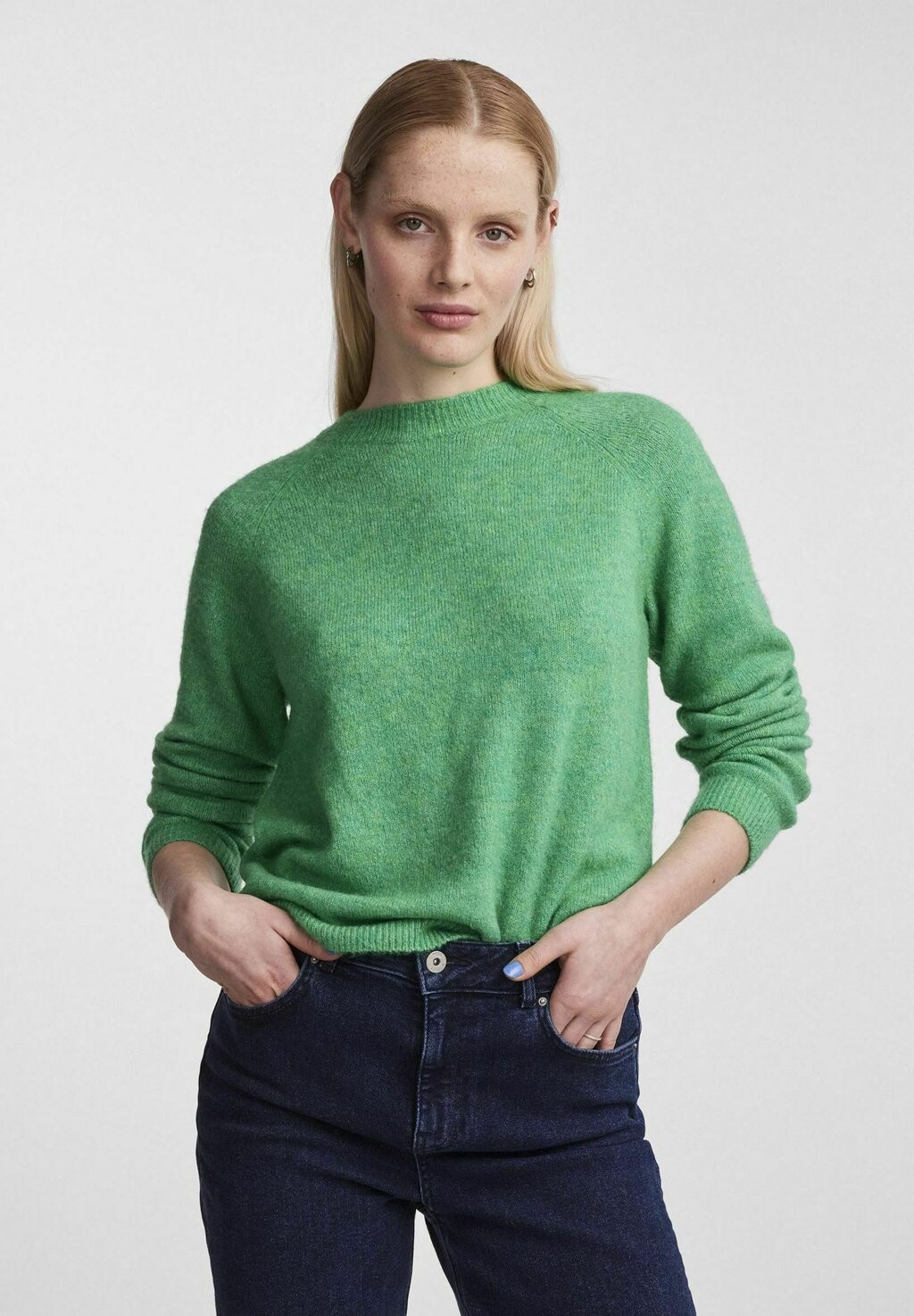 

Свитшот Pieces PCJULIANA LS O-NECK NOOS BC, цвет mint
