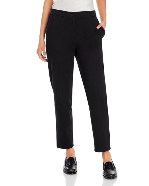

Брюки с напуском до щиколотки Eileen Fisher, цвет Black