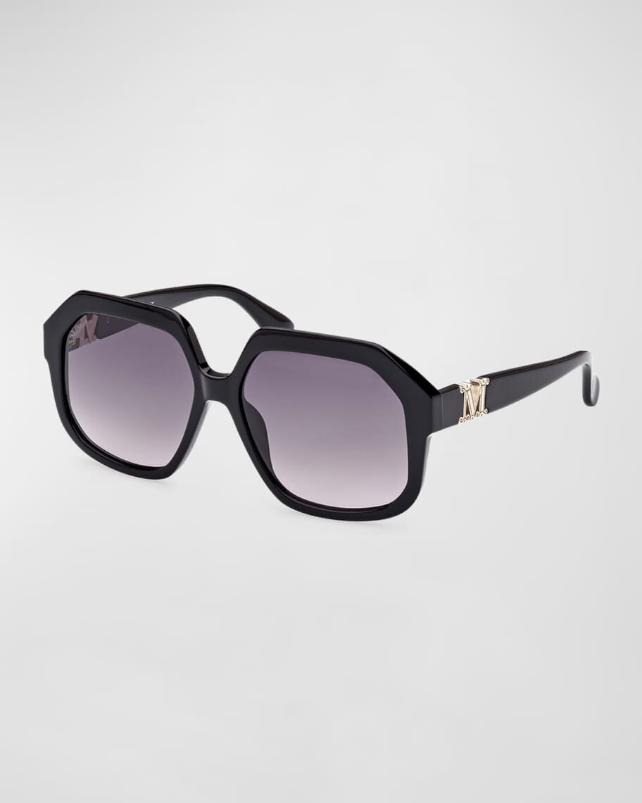 

Круглые солнцезащитные очки Monogram из ацетата Max Mara