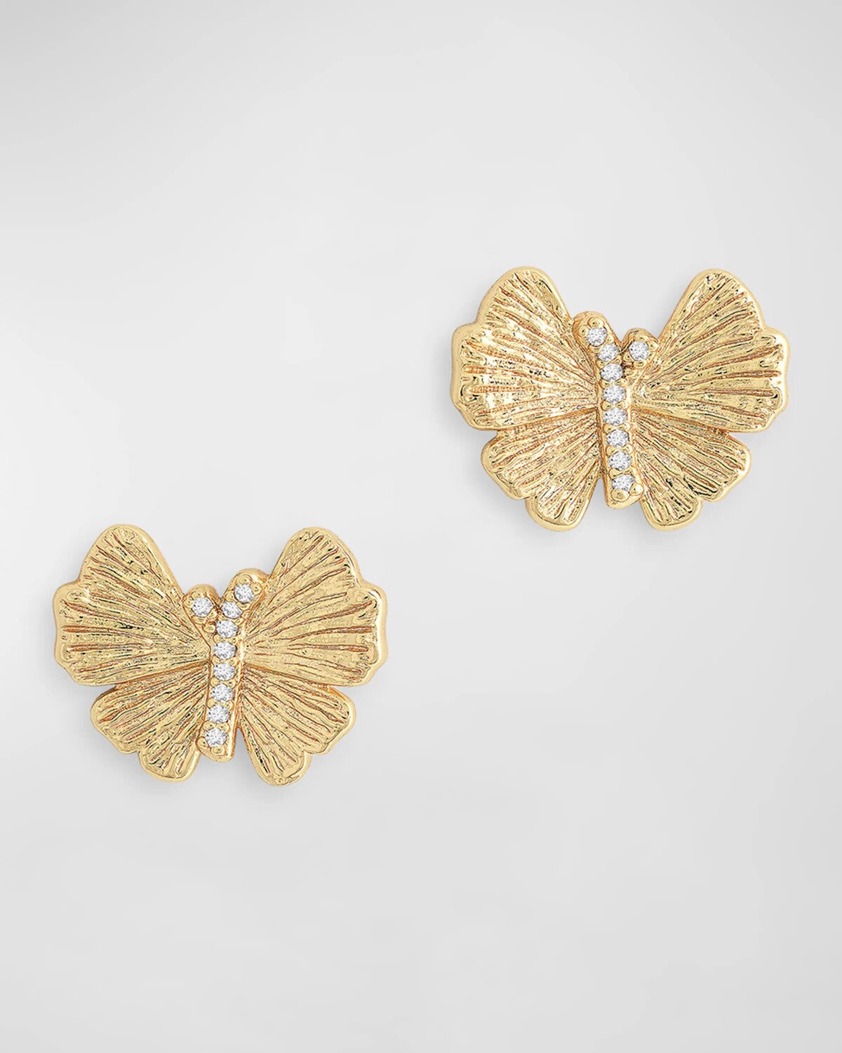 

Серьги-гвоздики «Бабочка» Anabel Aram Jewelry, цвет Gold