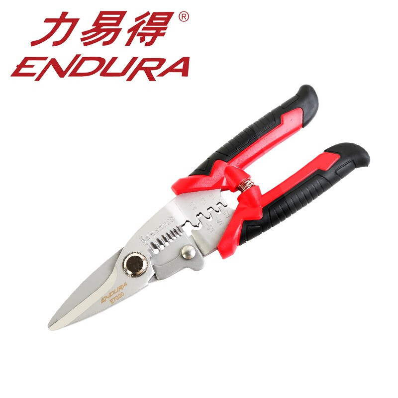 ENDURA E7020 многофункциональные ножницы для электрика 8-дюймовые плоскогубцы для электрика, клещи для обжима проводов, кусачки для резки проволоки, клещи для протягивания проволоки/[1 шт.]