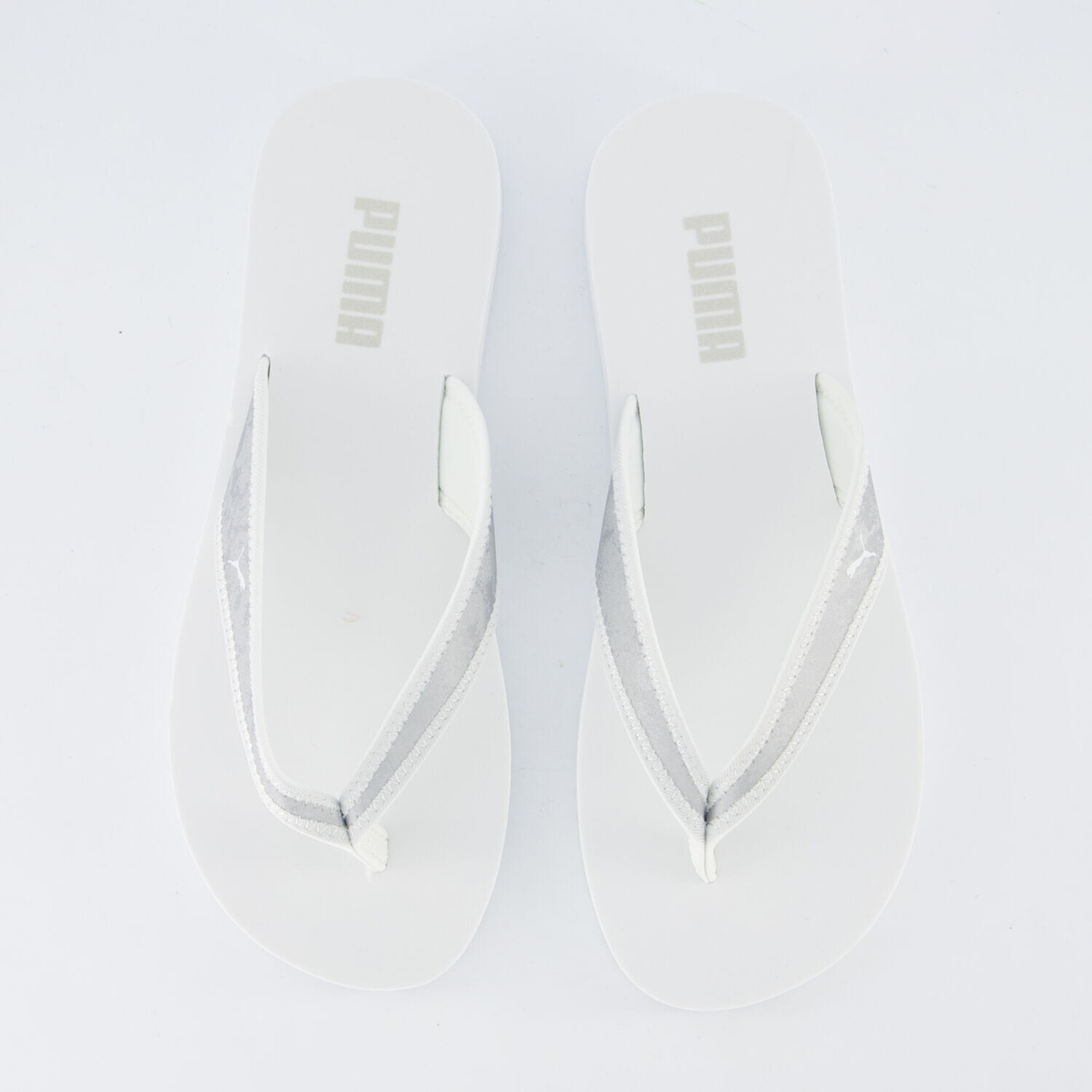 

Белые шлепанцы с логотипом Puma