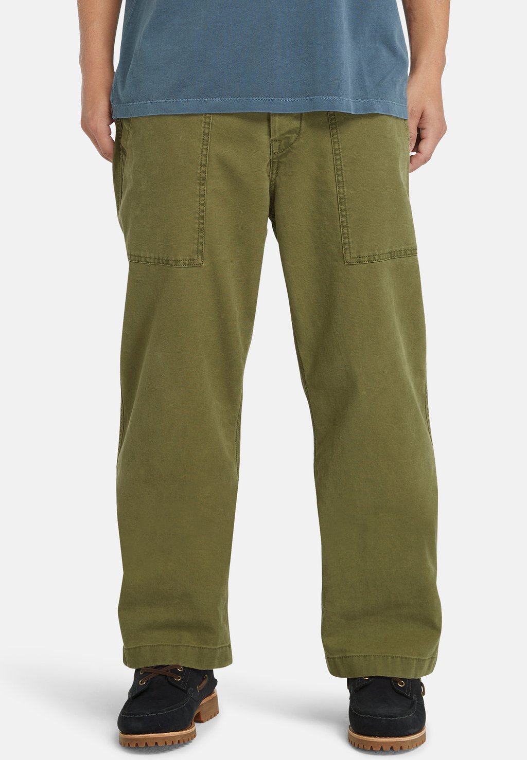 брюки timberland размер 33 зеленый Тканевые брюки Timberland, зеленый