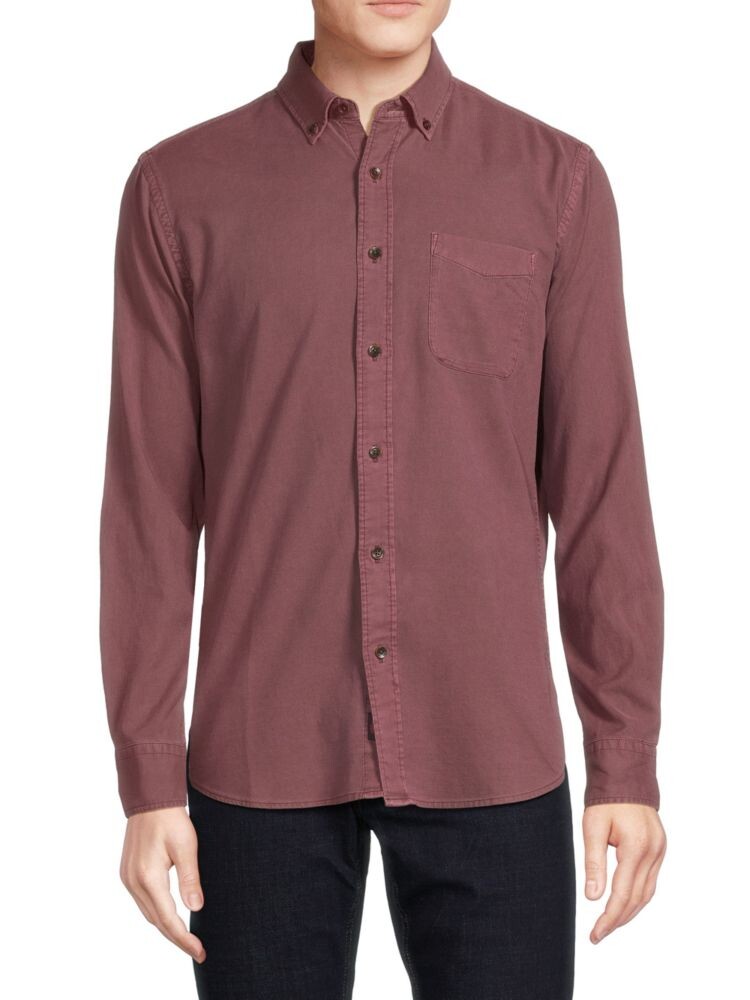 

Рубашка с воротником на пуговицах Faherty, цвет Washed Burgundy