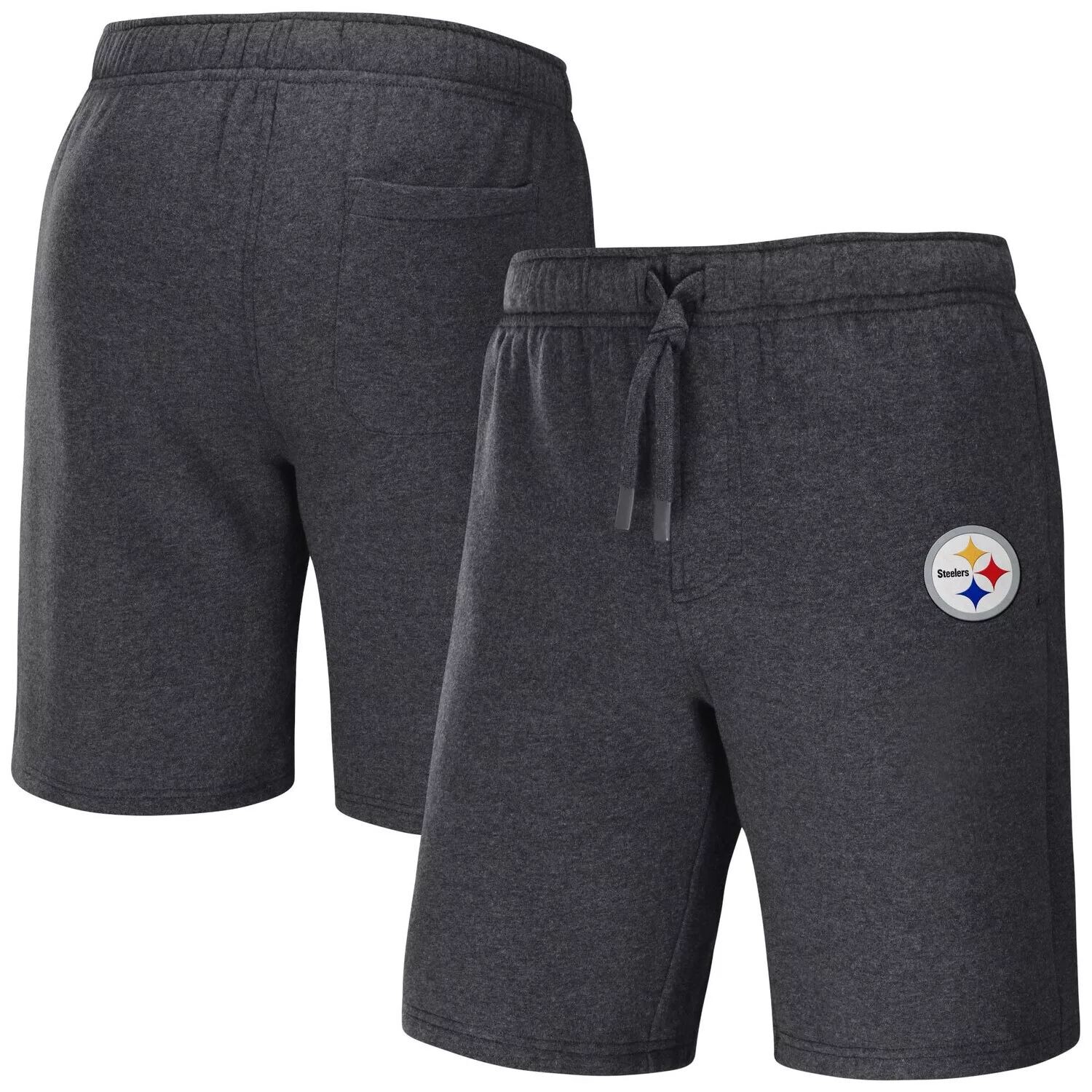 

Мужские шорты NFL x Darius Rucker от Fanatics Heather Charcoal с логотипом Pittsburgh Steelers