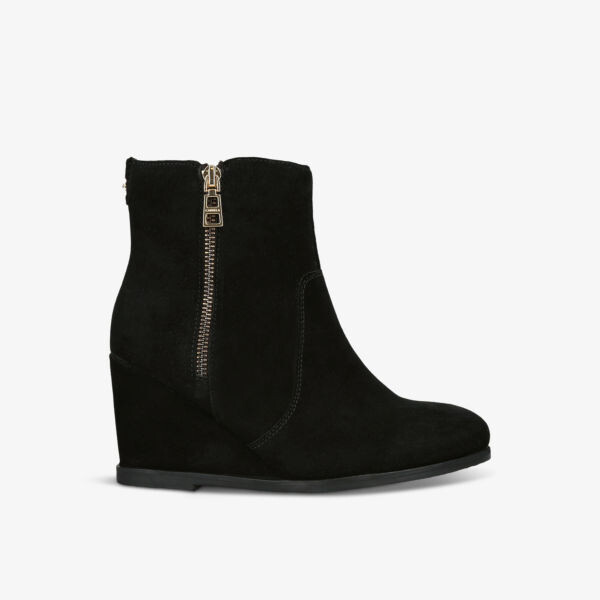 

Замшевые ботильоны Verity на танкетке Carvela, черный
