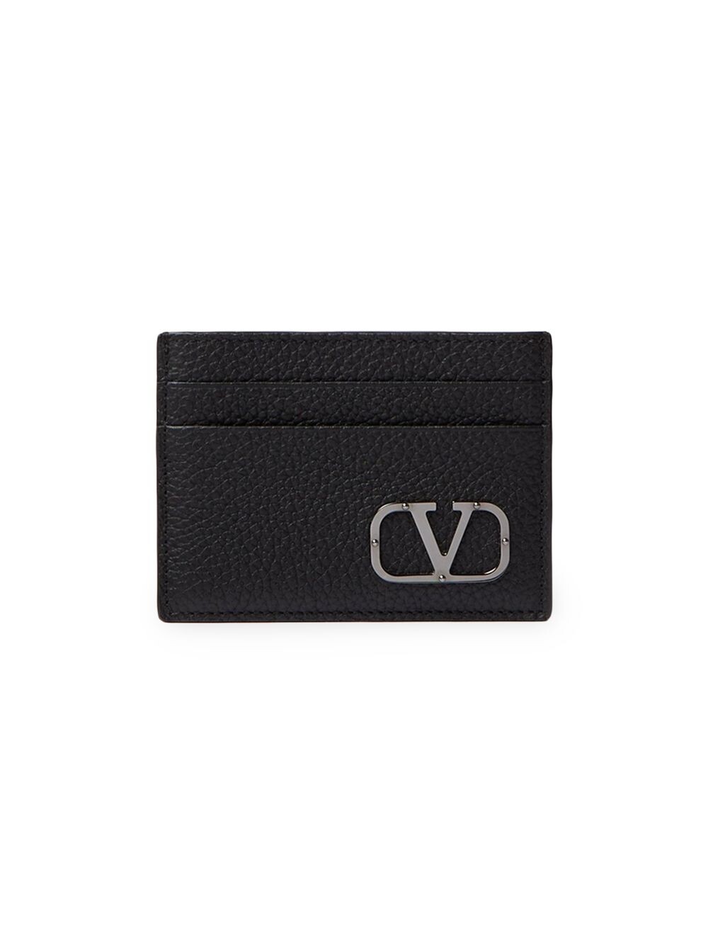 

Визитница Vlogo Type из зернистой телячьей кожи Valentino Garavani, черный