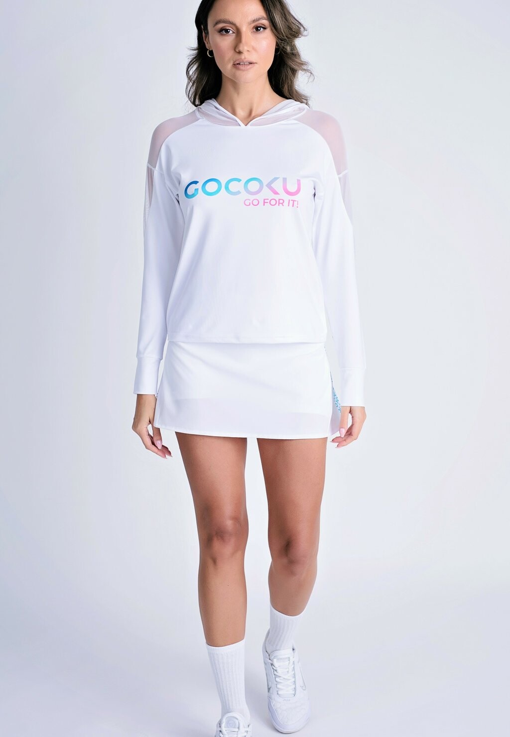 

Блузка с длинными рукавами Gocoku, белый