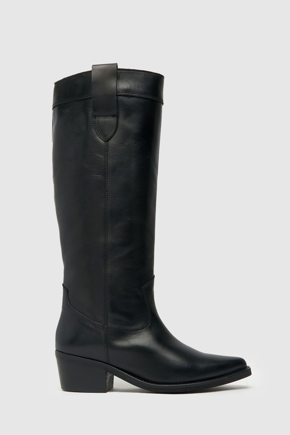 

Кожаные ботильоны и сапоги до колена Dawn Western Black Schuh, черный