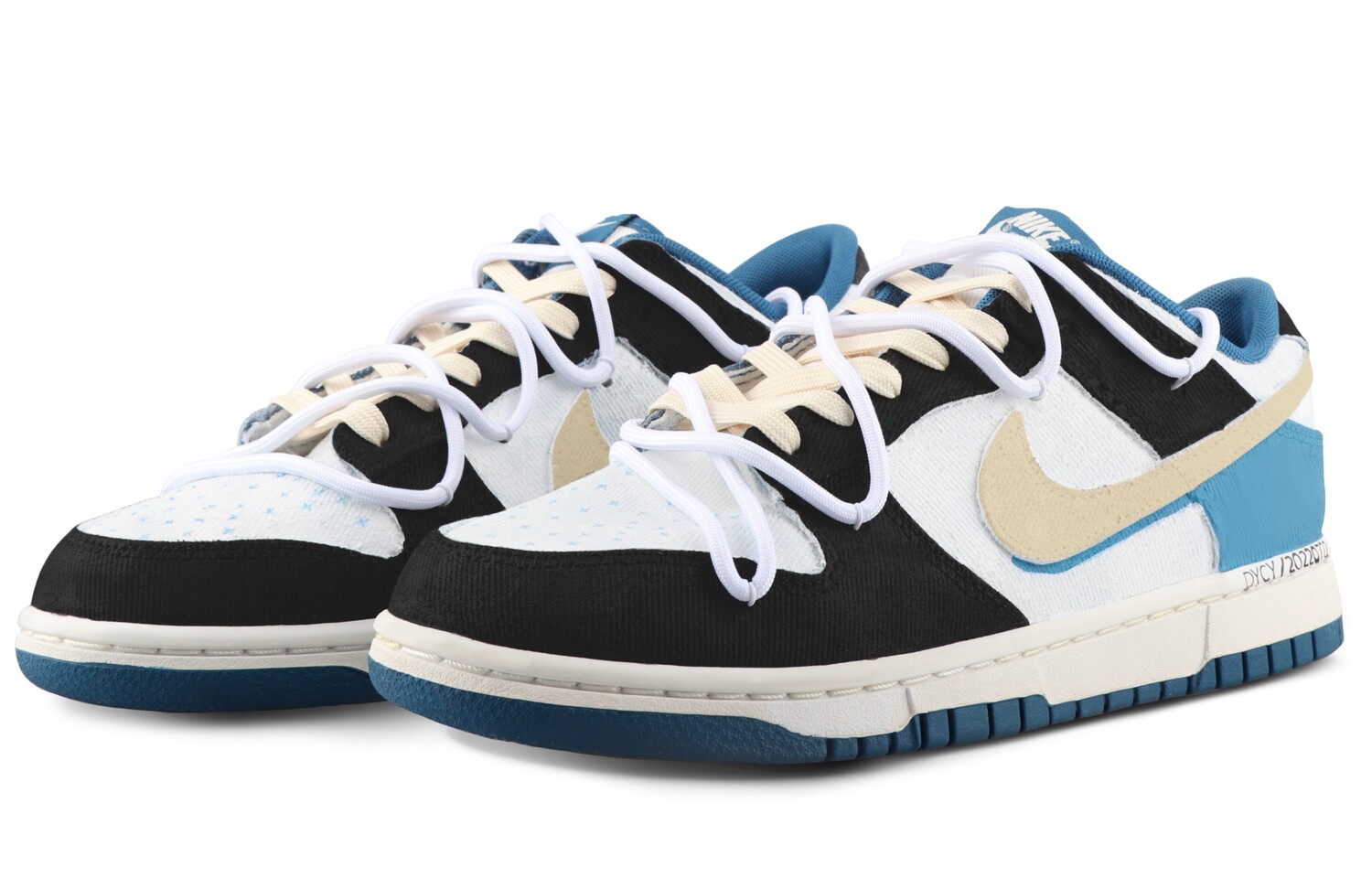 

Кроссовки Nike Dunk Skateboard Shoes Men Low-Top Blue, Black, White, Beige