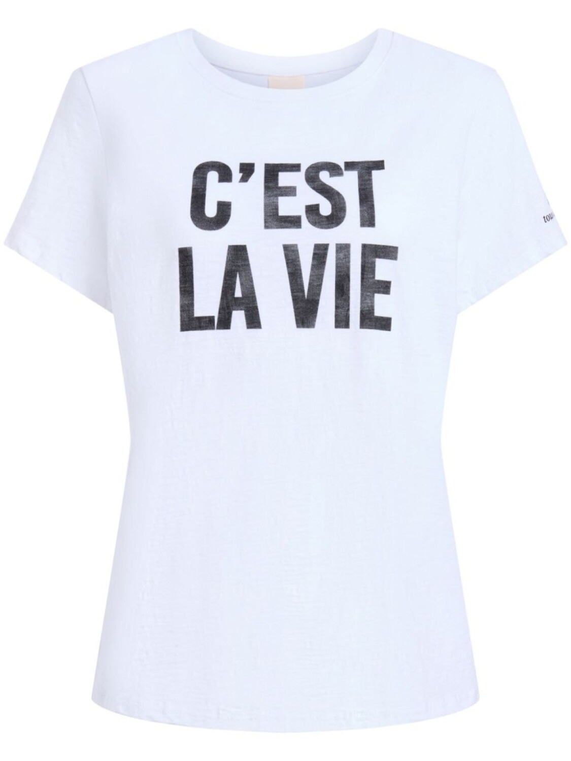 

Хлопковая футболка Cinq A Sept C'est La Vie, белый