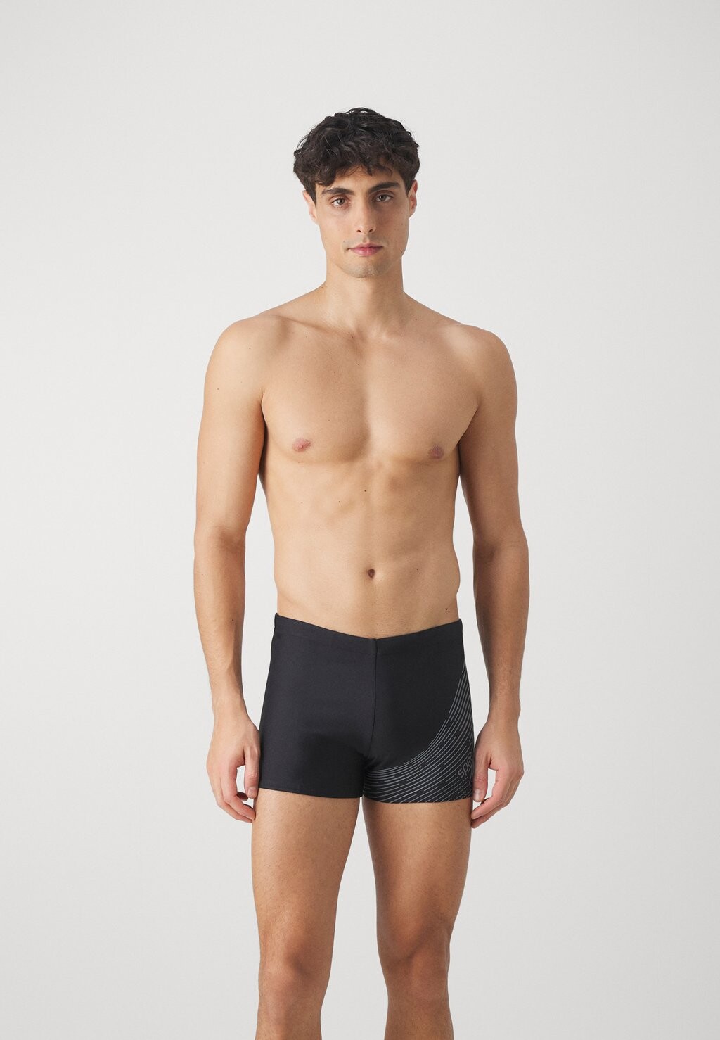 

Шорты Mens Medley Logo Aquashort Speedo, цвет black/usa charcoal