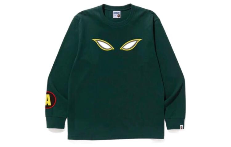 

Футболка BAPE Shadow L/S A Bathing Ape, зеленый