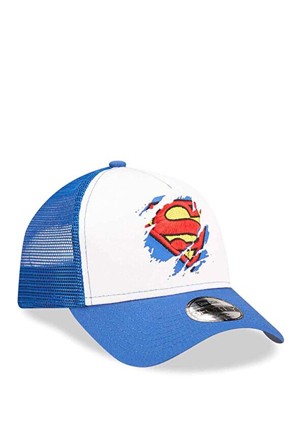 

Белая детская шапка унисекс dc trucker superman New Era