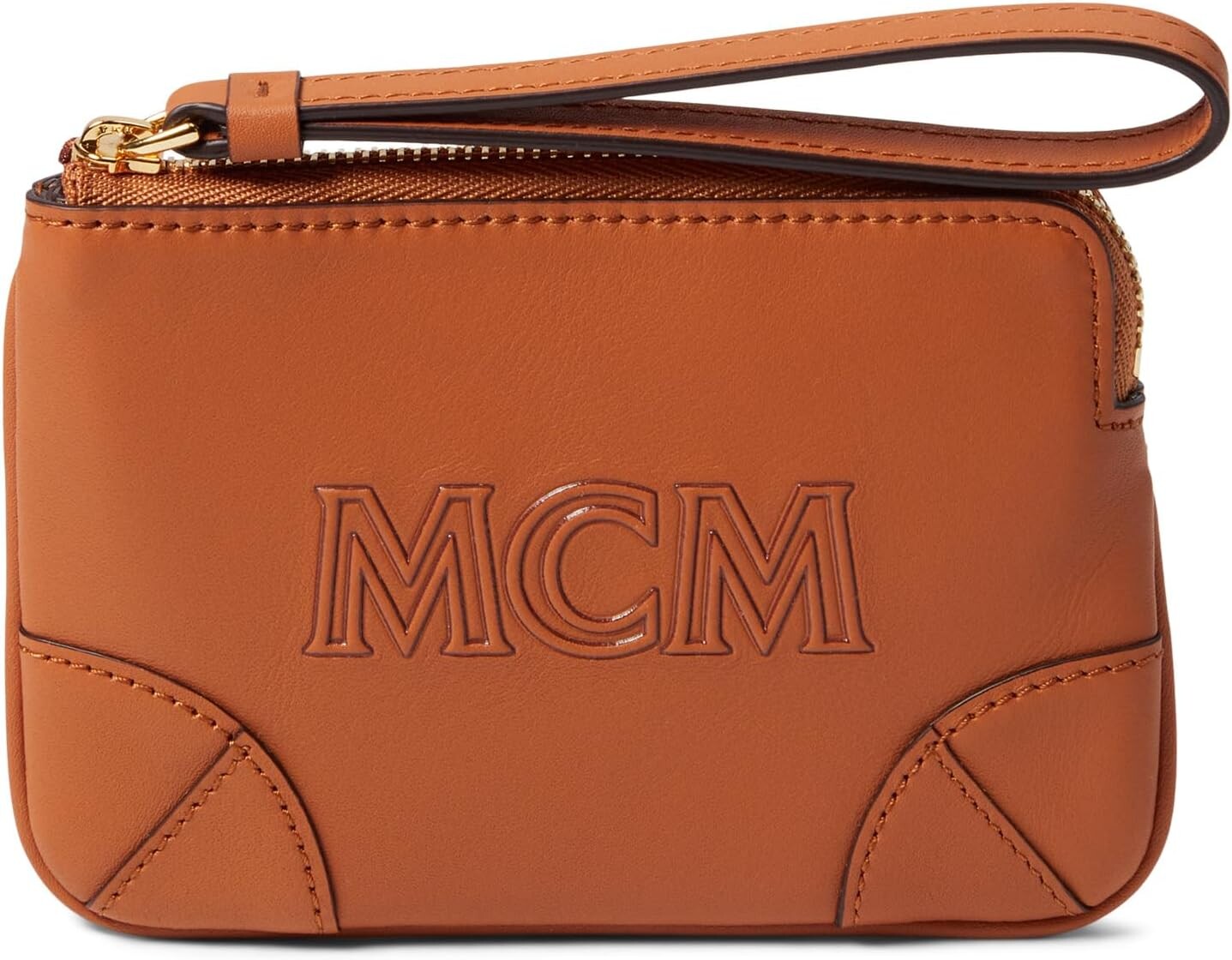 

Сумка MCM Aren Leather Flat Pouch Extra Mini, коричневый