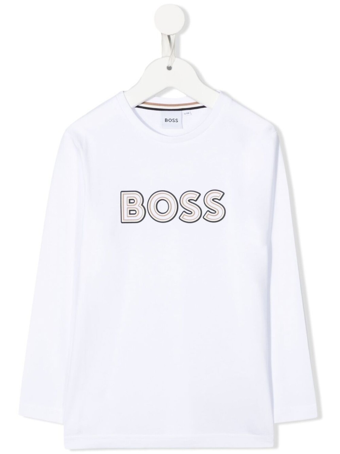 

BOSS Kidswear футболка с длинными рукавами, белый