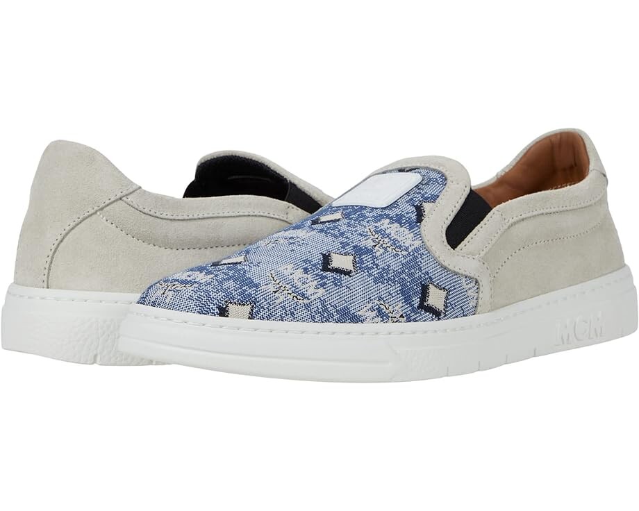 

Кроссовки MCM Vintage Monogram Jacquard Slip-On, синий