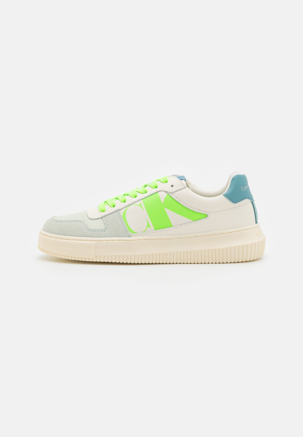 

Кроссовки Calvin Klein Jeans Chunky Cupsole Laceup, кремово-белый / арктический