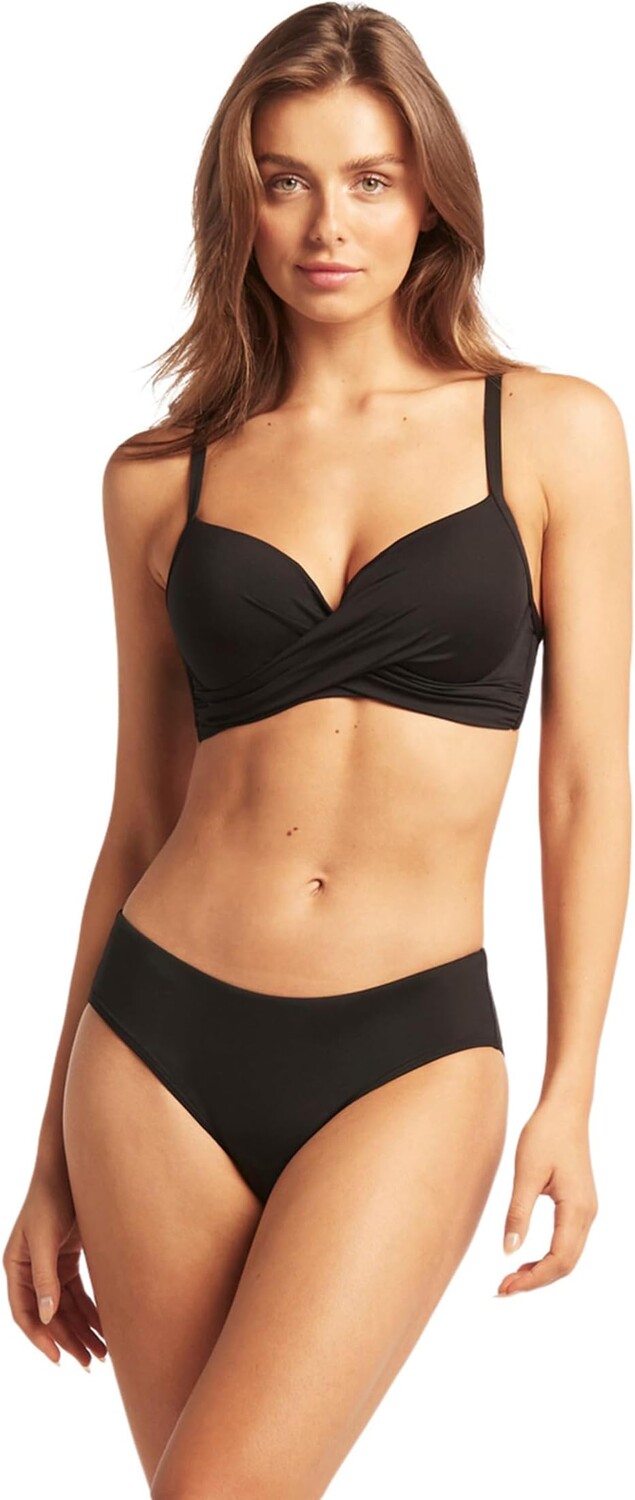 

Брюки бикини средней длины Essentials SEA LEVEL SWIM, черный