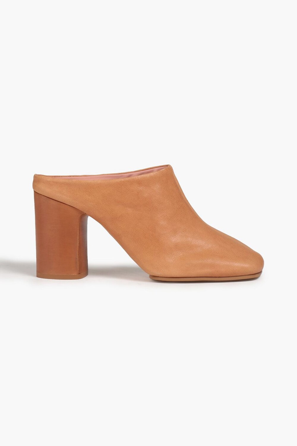 

Кожаные мюли ACNE STUDIOS, кэмел