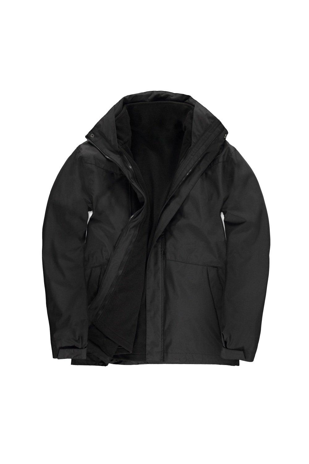 Корпоративная куртка 3 в 1 B&C, черный