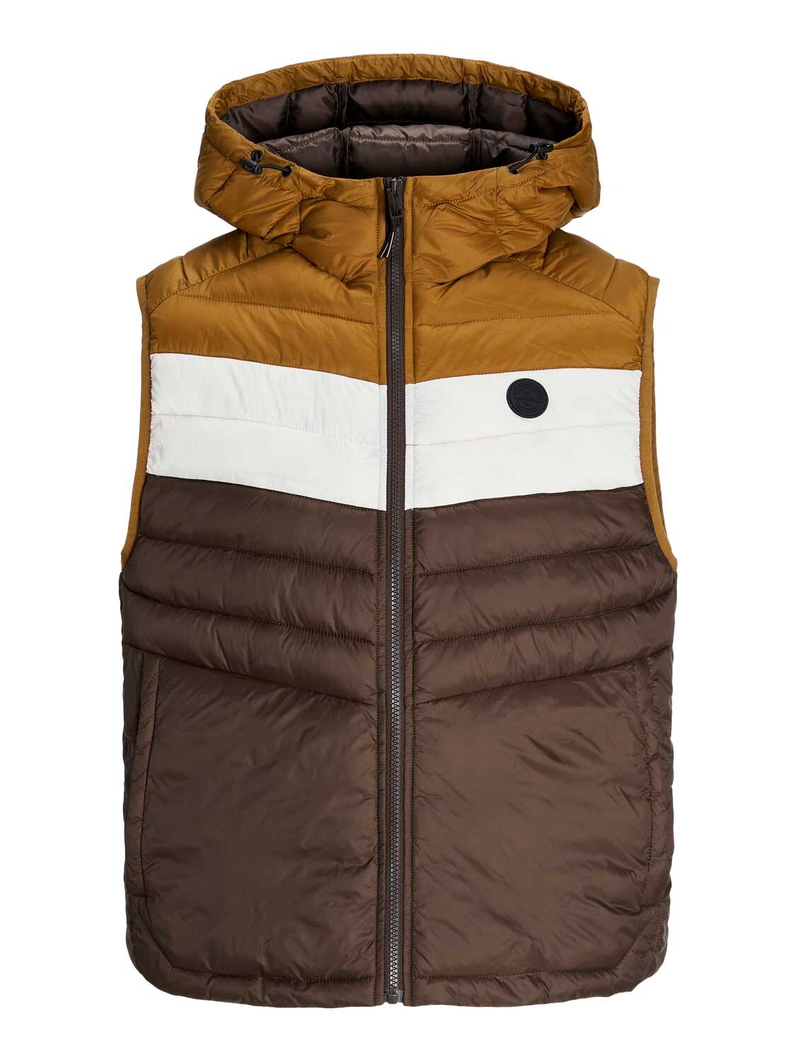

Утепленный жилет Jack & Jones JJESPRINT BODYWARMER HOOD, коричневый