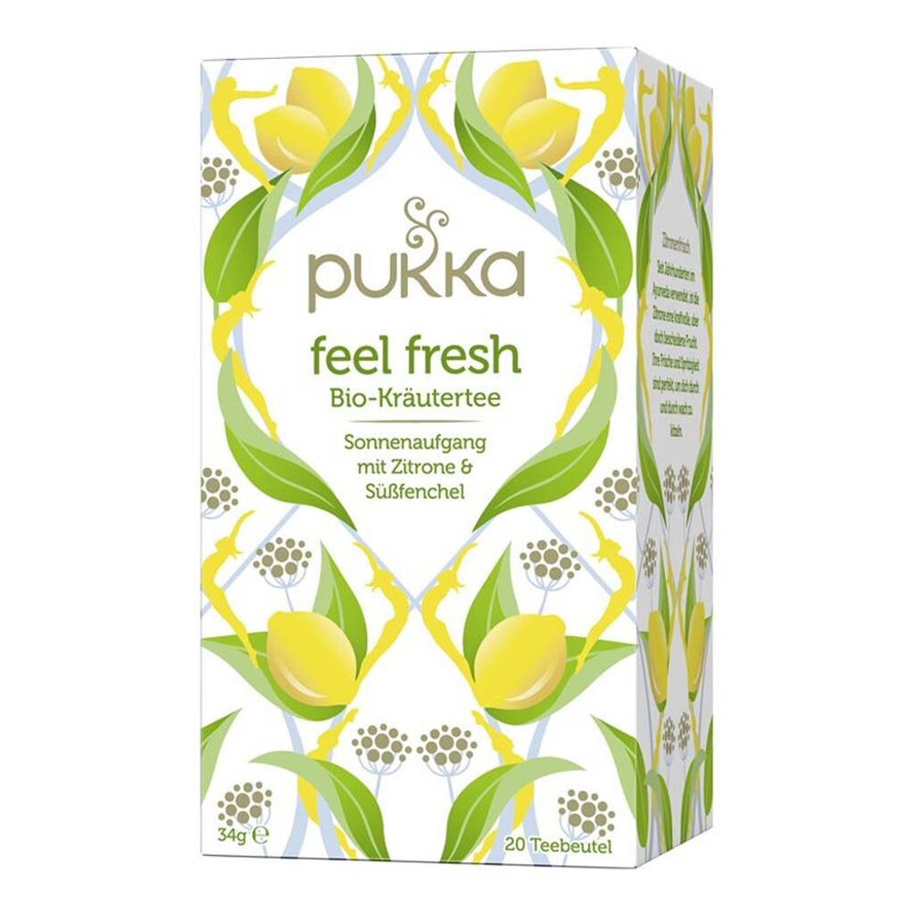 

Pukka Herbal Tea Feel Fresh 20 чайных пакетиков, 34 г Pukka Herbs