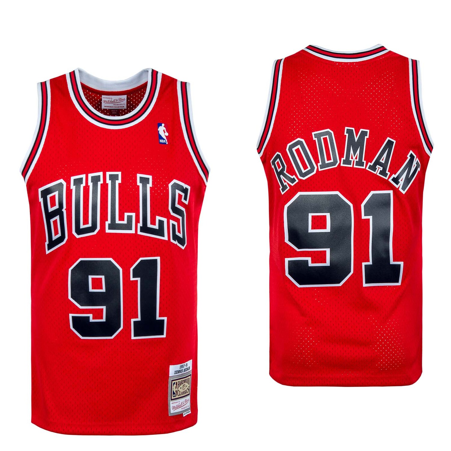 

Рубашка Mitchell & Ness Trikot, красный