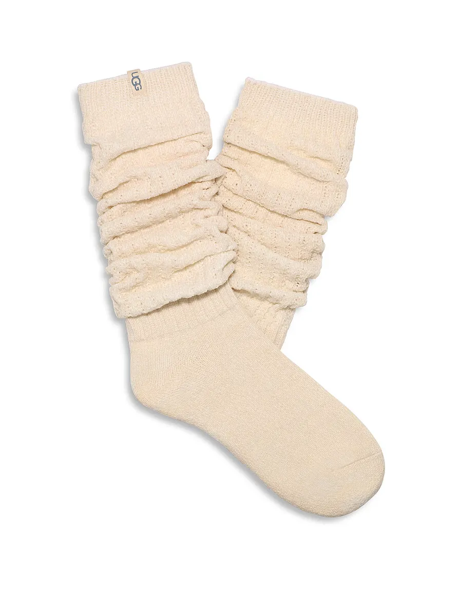 

Высокие носки с напуском Clarice Ugg, цвет Cream