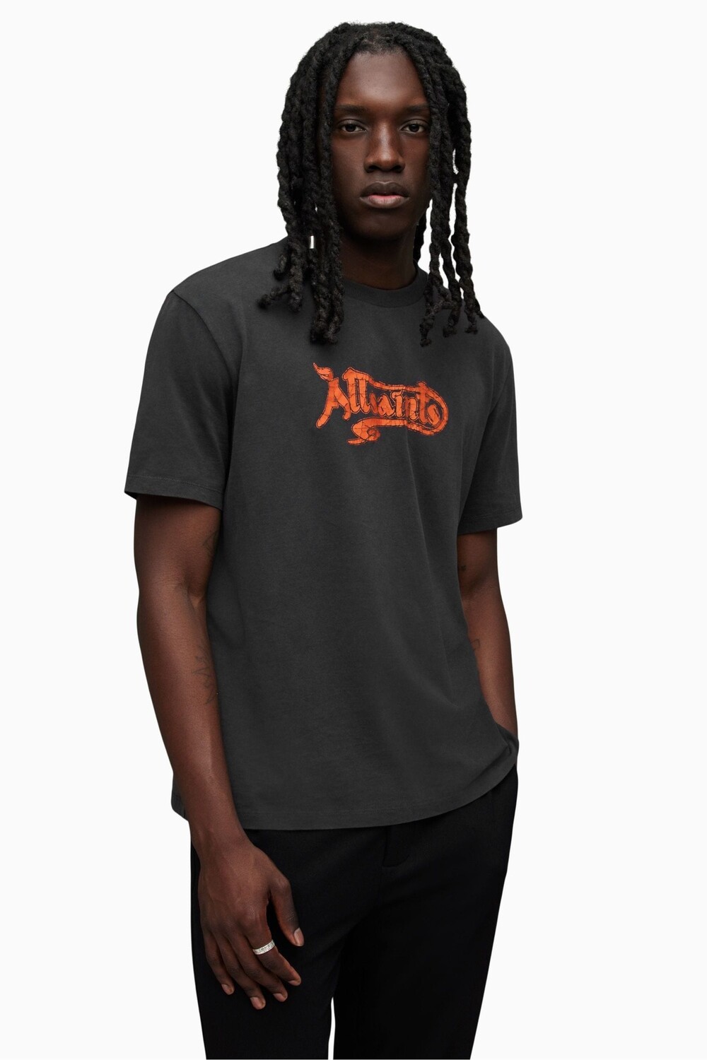 

AllSaints Ceecee черная футболка с круглым вырезом All Saints, черный