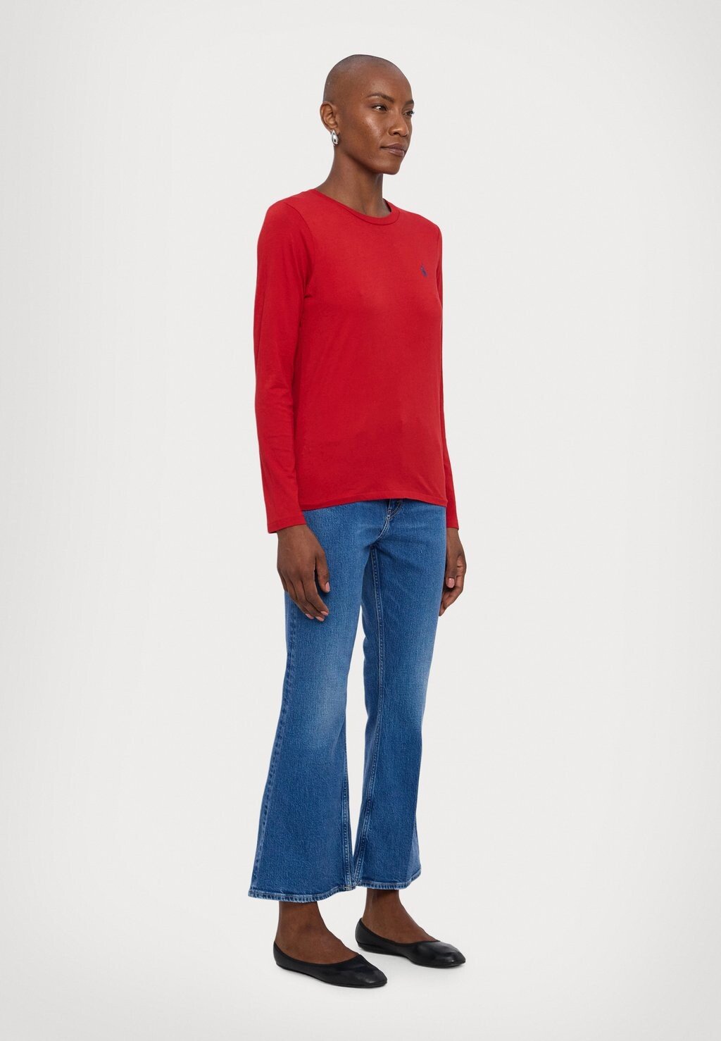 

Топ с длинными рукавами TEE LONG SLEEVE Polo Ralph Lauren, красный