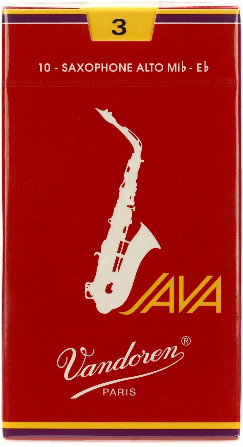 

Vandoren SR263R — красные трости для альт-саксофона JAVA — 3,0 (10 шт.)