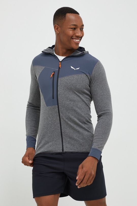 

Спортивная толстовка Puez 2 Dry Salewa, серый