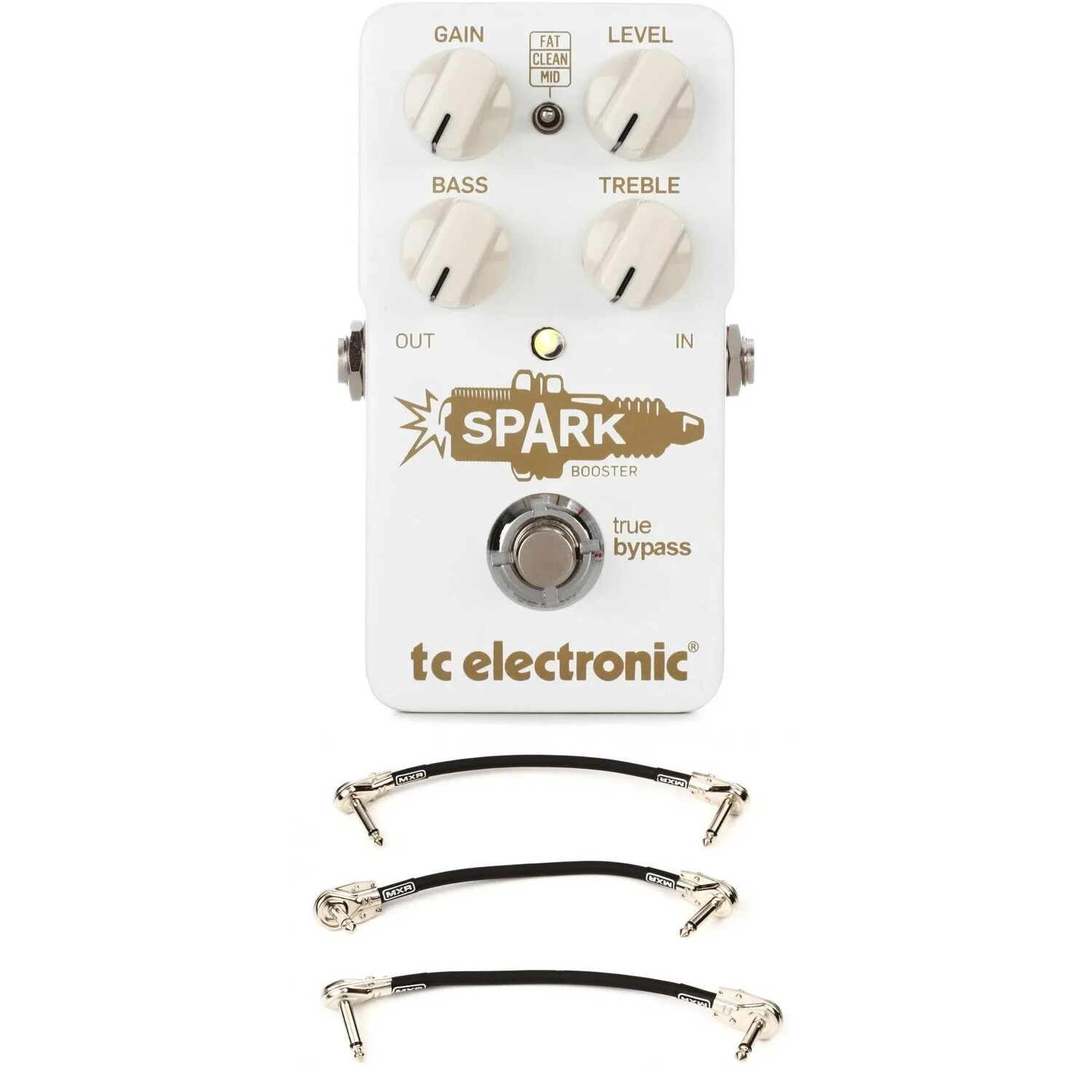 

Педаль усилителя зажигания TC Electronic Spark с 3 соединительными кабелями