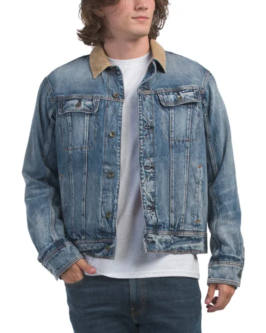 

Куртка дальнобойщика Eli на подкладке Rag & Bone, синий