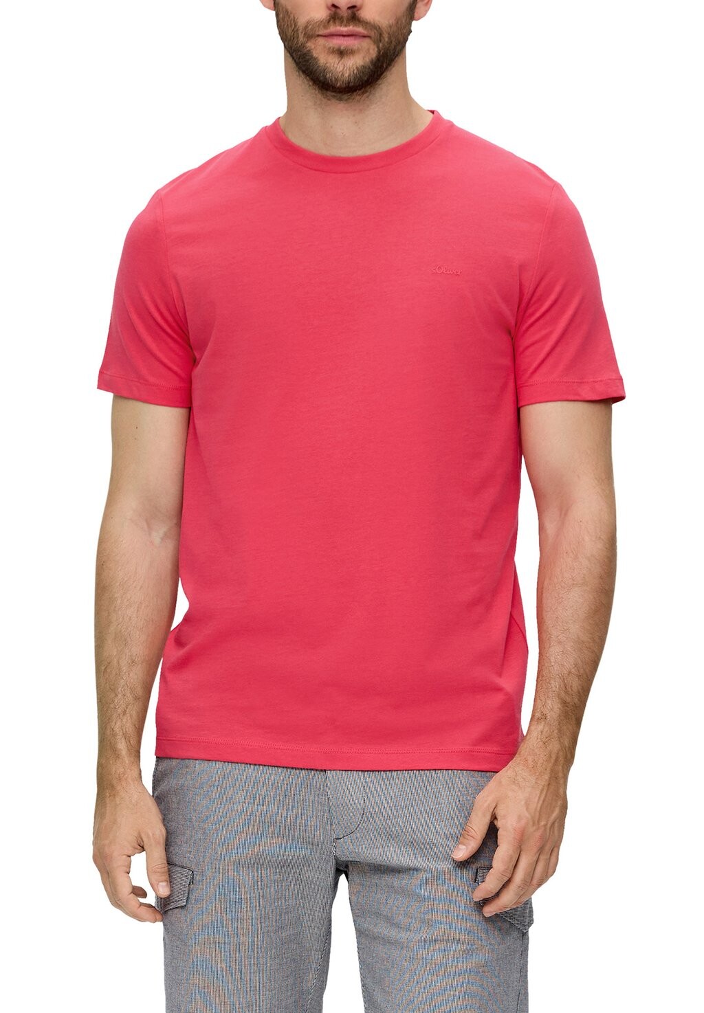 

Базовая футболка MIT KLEINEM LABEL s.Oliver, красный